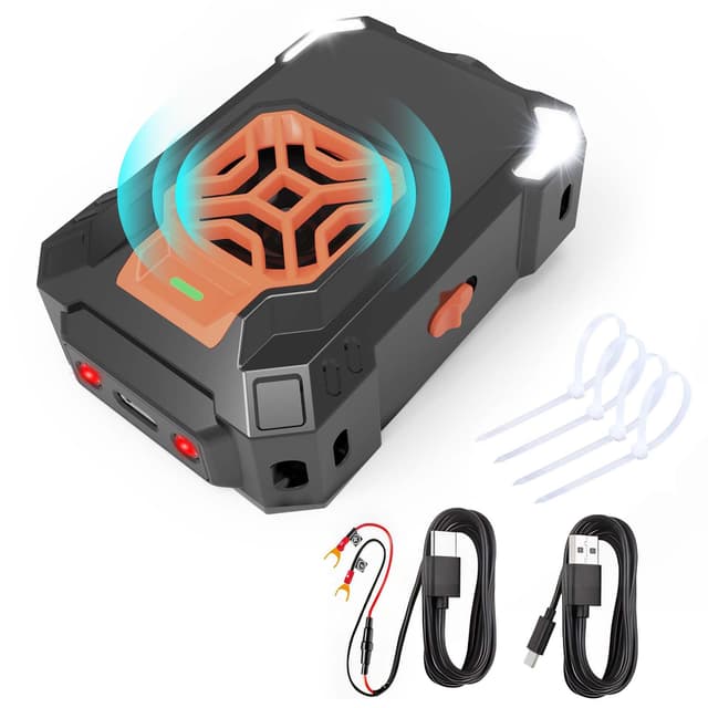 EWENYS Marderschreck Auto Ultraschall mit Blinklicht, Marderschutz KFZ Zubehör für Motorraum Auto, Anschluss an 12V Autobatterie oder 5V USB-C, Abwehr gegen Marder im Garage,Dachboden und Garten