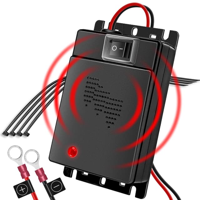 GizmoVine Marderschreck Auto, Marderabwehr Auto,Marderschutz für Auto,Marderschreck Mit Ultrasound,Langfristiger Mader Abwehr,Marderschutz im Motorraum Mit Anschluss an 12V Autobatterie