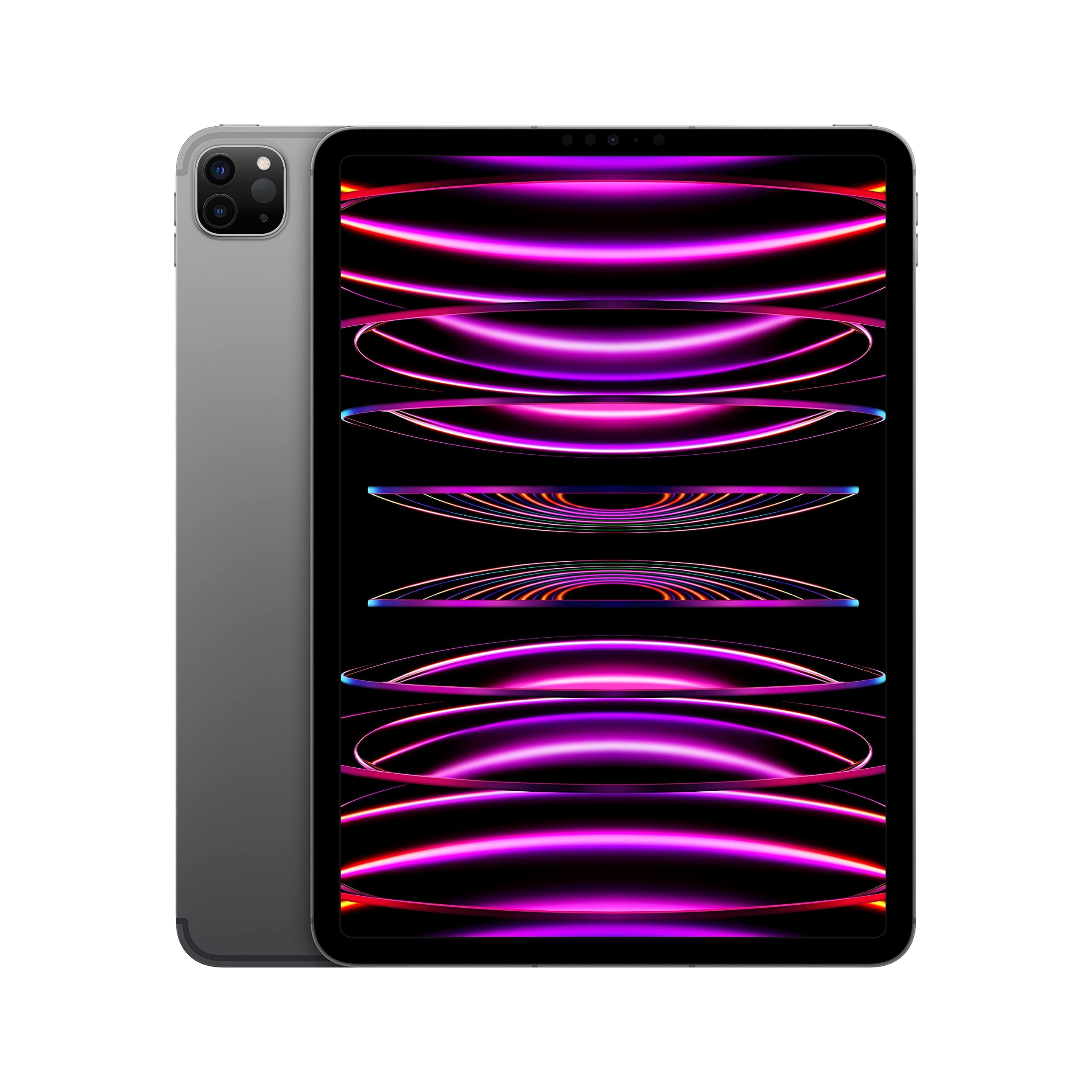 2022 Apple iPad Pro (11 Zoll, Wi-Fi + Cellular, 256GB) - Space Grau (Generalüberholt) Wi-Fi+Cellular 256GB Space Grau
