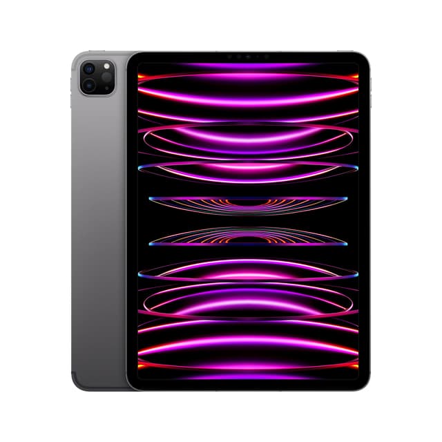 2022 Apple iPad Pro (11 Zoll, Wi-Fi + Cellular, 256GB) - Space Grau (Generalüberholt) Wi-Fi+Cellular 256GB Space Grau