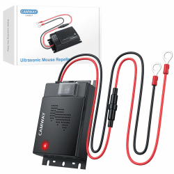 CAMWAY Marderschreck Auto, Marderabwehr Ultraschall mit Arbeitsanzeigelichte und Verlängerungslinie 50cm, Effektive Marderabwehr Anschluss an 12V Autobatterie für PKW, Motorraum, Haus, Garten 1 stück (1er Pack) Angebot bei HelloDeals