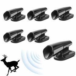 Yuaiosn 6 Stück Auto Hirsch Warnung Pfeifen Geräte, Auto Tierhirsch Warnung, Wildwarner für Auto Ultraschall, Auto-Hirschpfeife, Hirschpfeifen Wildwarngeräte für Autos LKW Motorrad Wohnmobil Angebot bei HelloDeals