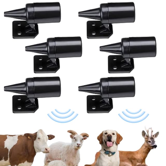 Hugwish 6 pcs wildwarner für auto ultraschall, auto deer warnung, effektives Ultraschall gegen Tiere auf der Straße, wild pfeife auto, wildabwehr auto, hirschpfeifen für autos