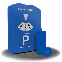 kinoco Parkscheibe mit Eiskratzer - 2 in 1 Parkuhr für Auto und Motorrad INKL. Reifenprofilmesser + Einkaufswagen-Chip | Winter Eiskratzer & Profiltiefenmesser Angebot bei HelloDeals