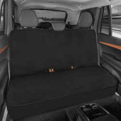 Motor Trend BDK AquaShield Autositzbezug für Rückbank, wasserdicht, Neopren, gepolstert, Schwarz, idealer Autositzbezug für Kinder, Hunde, universelles Design für Auto, LKW, Van, SUV
