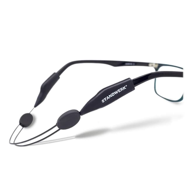 STANDWERK® Brillenband – Extrem zuverlässiges Sportbrillenband für Damen, Kinder, Herren – Brillenhalter geeignet für Sport & Freizeit – Brillenzubehör