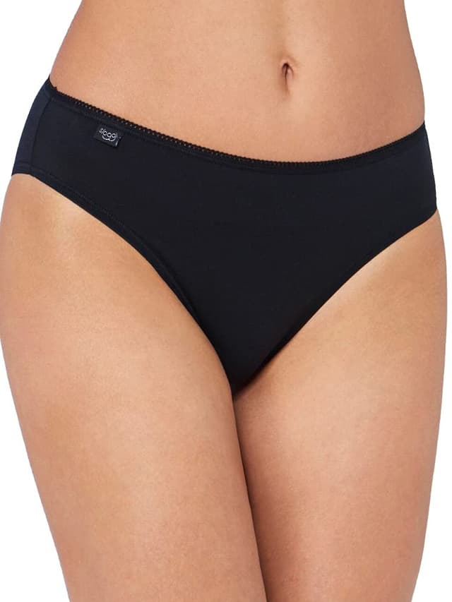 Sloggi Damen Unterhose (3er Pack) 42 Schwarz