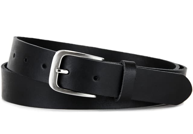 Frentree Ledergürtel MADE IN GERMANY, Gürtel für Damen und Herren, 3 cm breit, Schwarz