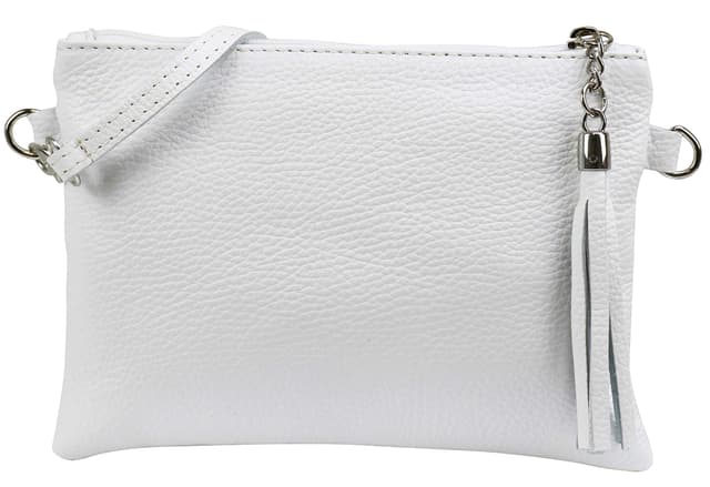 SH Leder Echtleder Umhängetasche Clutch kleine Tasche Abendtasche 22x15cm Anny G248