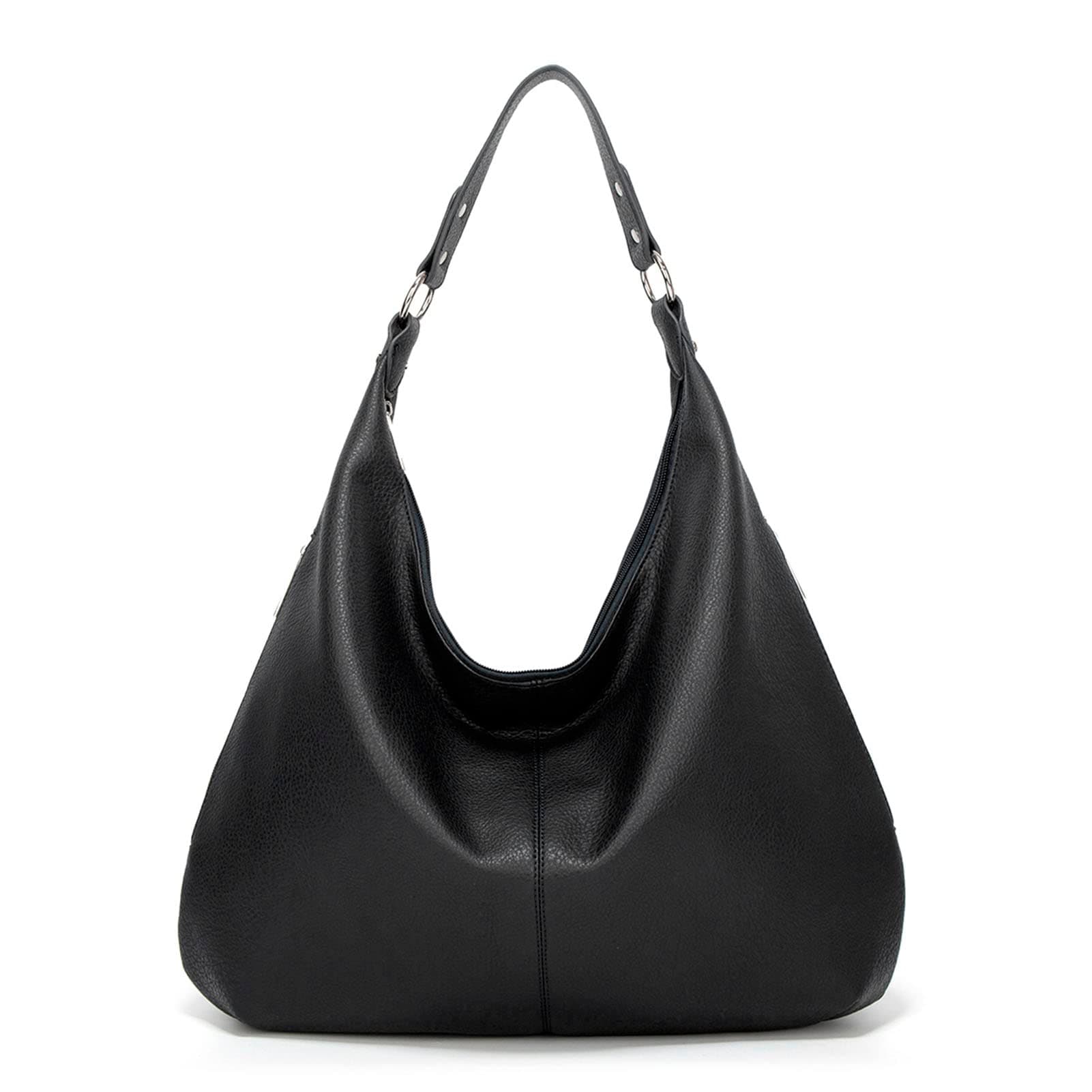 Ashioup Women's Tote Bag Vintage PU Leather Handbags for Women Hobo bags Tote Shoulder Bag with Zipper