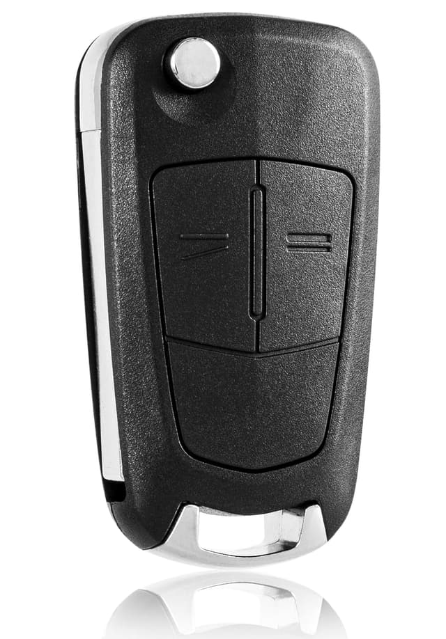 FINTERRY Auto Schlüsselgehäuse für Opel Corsa Astra Vectra Zafira Antara Tigra Signum Meriva Combo - 2-Tasten Ersatz Funkschlüssel Gehäuse Klappschlüssel