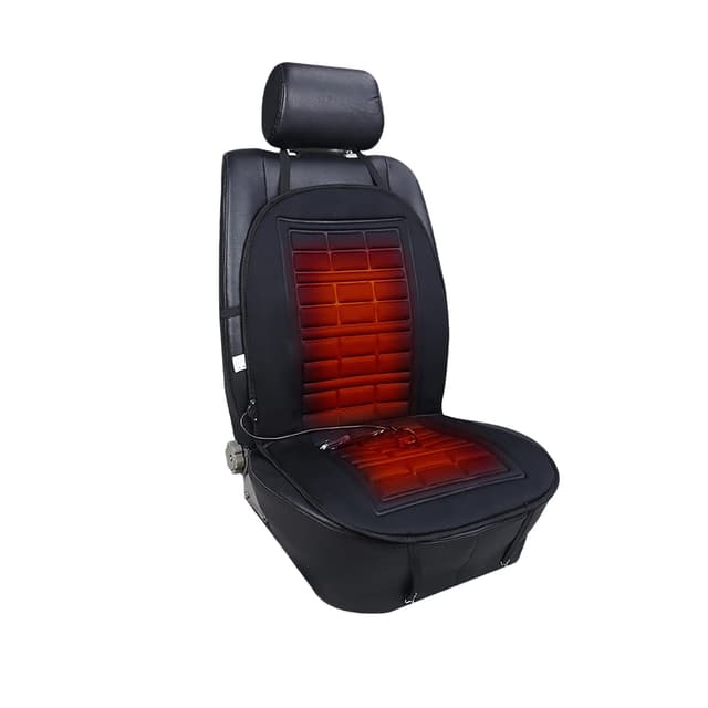 Sitzkissen für Das Auto, Winter Autositze Sitzkissen Fahrersitz Bequemer Sitzauflage Auto für Auto Erwachsene LKW,SUV Oder Transporter Auto Geeignet 1 Stück (Black)