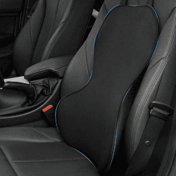 FOUNDCOOL Ergonomisches Lendenwirbelstützkissen, Rückenkissen aus Memory-Schaum für Autositze - Lendenkissen, Rückenstützkissen, Auto Lordosenstütze Kissen für Fahrer