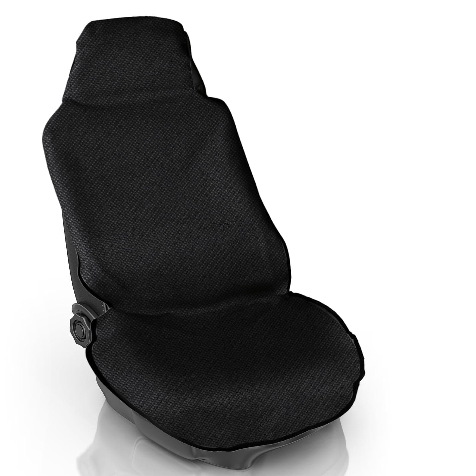 Maxmoc Autositzschoner, Wasserdicht Autositzbezüge, Sitzbezüge Auto Schwarz, Universell Schonbezug Vordersitze, Sitzschoner Auto Werkstattschoner für Werkstatt, Arbeit, Sport Angebot bei HelloDeals