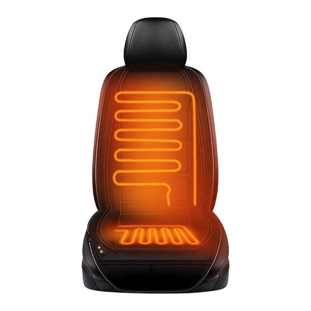 Auto Sitz Auflage, Winter Sitzpolster Auto Universelles Autositzauflag Vordersitz Sitzkissen Car Erwachsene LKW,SUV Oder Transporter (Schwarz)