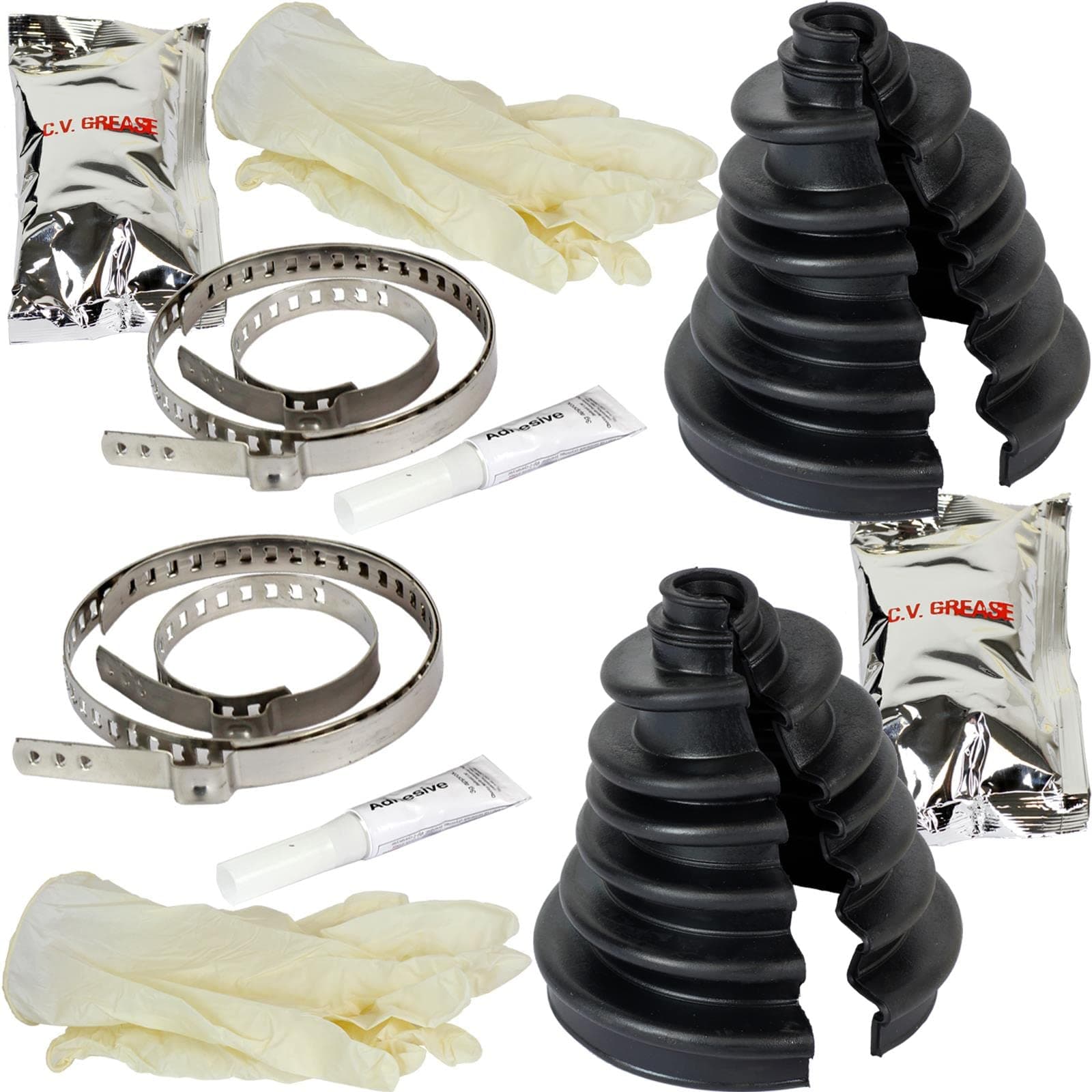 BandelOne enthält 2x Universal Quick Fit Achsmanschette zum Kleben Klebemanschette Antriebswelle Angebot bei HelloDeals