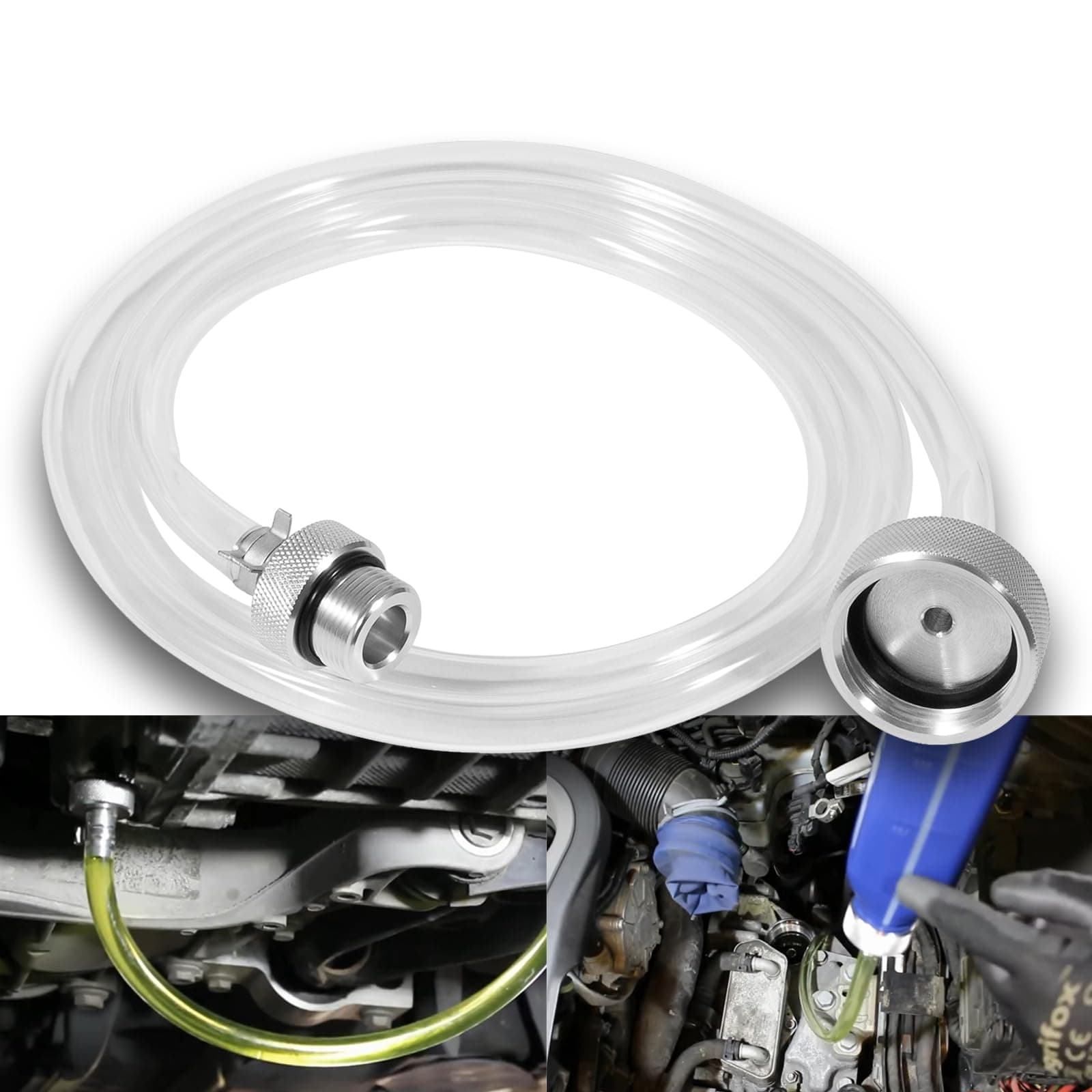 CTcar Getriebeöl Befüllschlauch Adapter Set für 6-Gang Doppelkupplungsgetriebe | kompatibel mit VAG Audi, Ersatz für VAS 6262 Befüllgerät Automatikgetriebe Füllschlauch Getriebeöl einfüllen Angebot bei HelloDeals