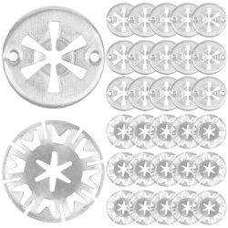 JatilEr 30 Stück Klemmscheiben Hitzeschutzblech, 30mm Manganstahl Sicherungsscheiben Hitzeblech Federringe Sortiment Klammern zur Befestigung Hitzeschildern unter der Haube für Autos Angebot bei HelloDeals