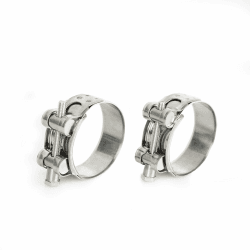 Motorrad Auspuff Schellen 2 Stück, Auspuffschelle Edelstahl Rohrverbinder, Abgasanlage Universal 20mm Breitbandschellen Auspuffrohr klemme Für Traktoren Wasserrohr Befestigung (2, Ø 52-55mm) Ø 52-55mm 2 Angebot bei HelloDeals