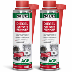 MATHY-AGR Reiniger Diesel (2 x 300 ml) – hochwirksamer Diesel Systemreiniger für Dieselmotoren mit AGR Ventil - AGR Reiniger - Diesel Additiv Angebot bei HelloDeals