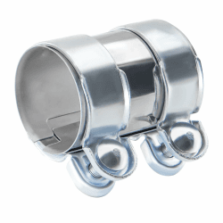 Auspuffschelle Rohrverbinder Doppelschelle, Ø60mm/L: 95mm Auspuffschelle Edelstahl, Auspuff Rohrverbinder Einsatz in Abgasanlagen von Gebäuden in der Automobilindustrie Φ60mm*95mm Angebot bei HelloDeals