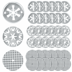 12 Sets Hitzeschutzplatte Reparatursatz für Auto, 30mm Klemmscheiben Hitzeschutzblech, 52mm Reparaturbleche, Hitzeschild Befestigungs Reparatursatz, Kompatibel mit VW Skoda 6715468 N90335004 36pcs Angebot bei HelloDeals