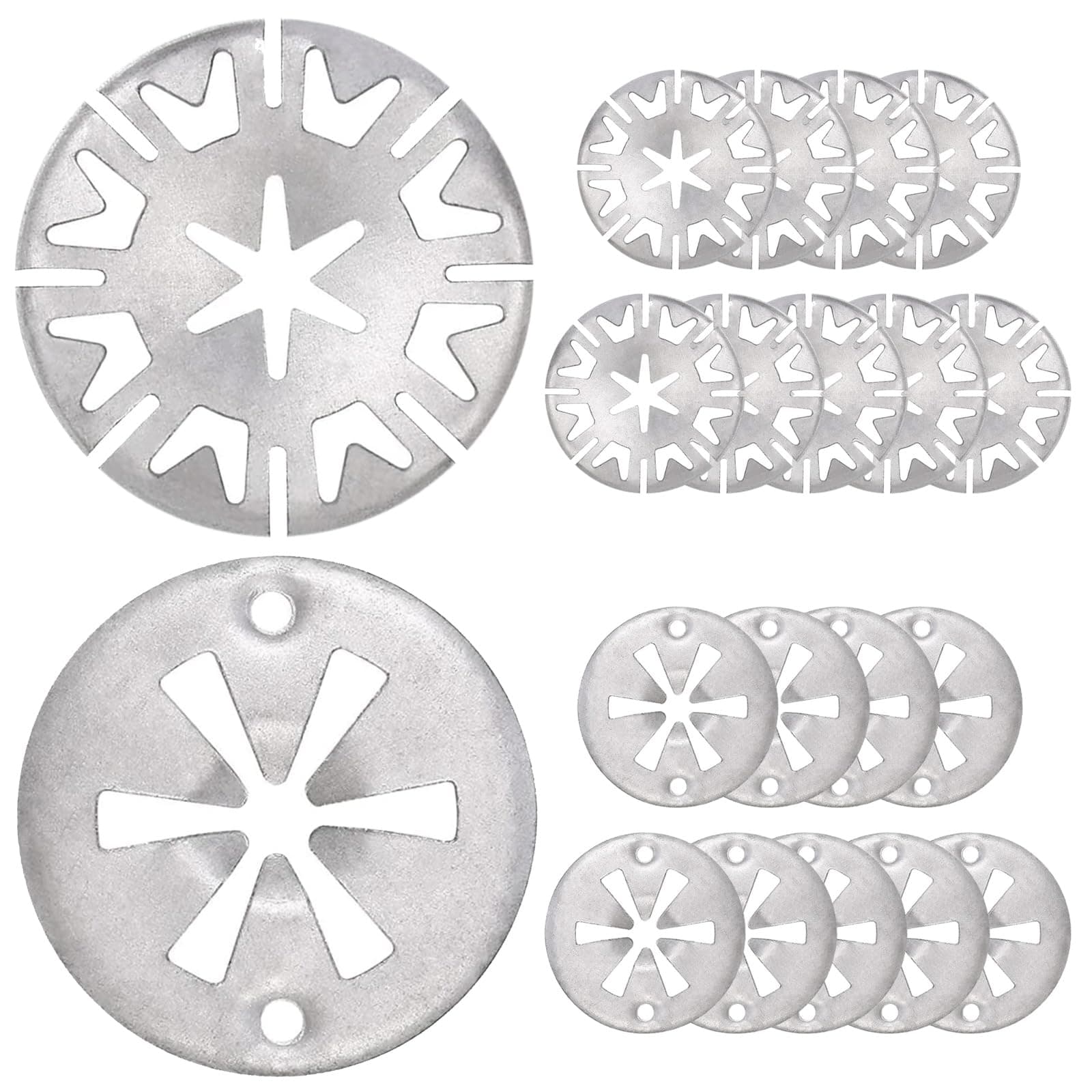20 Stück Klemmscheiben,Hitzeschutzblech,Klemmscheiben Hitzeschutzblech,Hitzeschutzblech Auspuff,Star lock Befestigung Hitzeblech,Manganstahl,Silber (30mm) Angebot bei HelloDeals