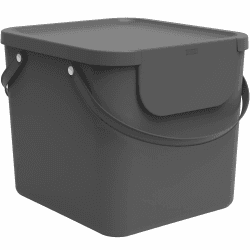 Rotho Albula Mülltrennungssystem 40l für die Küche, Kunststoff (PP) BPA-frei, anthrazit, 40l (40.0 x 35.8 x 34.0 cm) Angebot bei HelloDeals