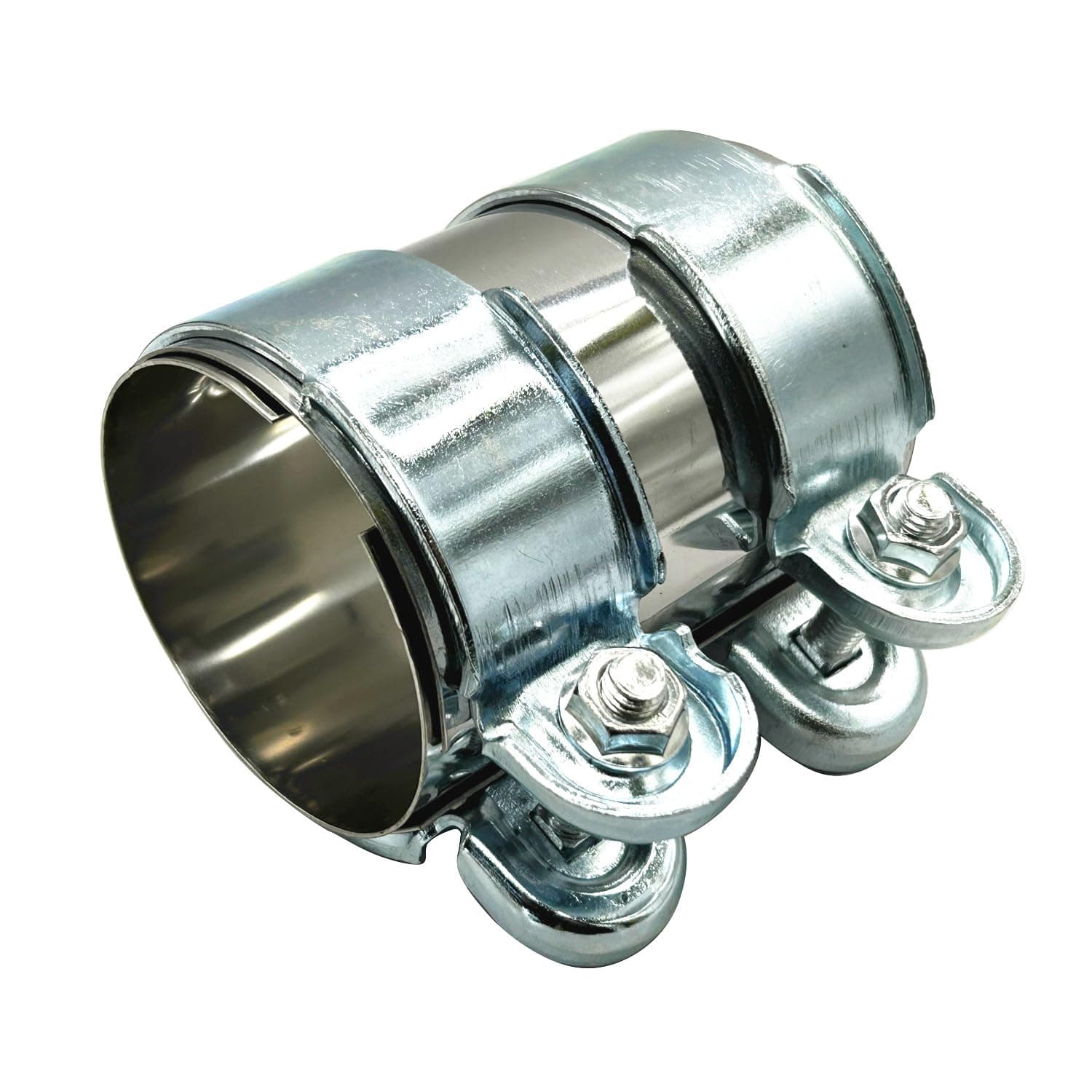 Auspuff Schelle Universal Verbinder Auspuff Rohrverbinder Ø 65 mm x 95 mm Angebot bei HelloDeals