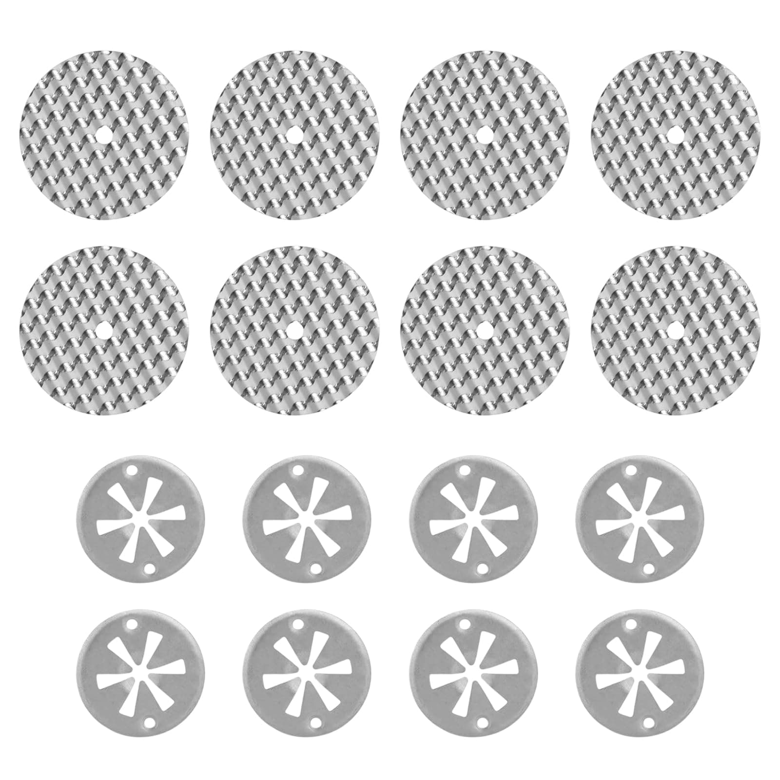 16 Stück Hitzeschutzblech Reparatursatz für Auto, 52mm und 30mm Manganstahl Klemmscheiben/Sicherungsscheiben, Hitzeschutzblech unter der Haube Kompatibel mit N90335004, N90796501