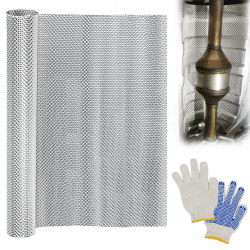 FSWWSF Hitzeschutzblech, Hitzeschutz Hitzeblech Aluminium Motorsport Isolierung, Hitzeschutzblech auspuff, Motor-Wärmedämmung (1) Angebot bei HelloDeals