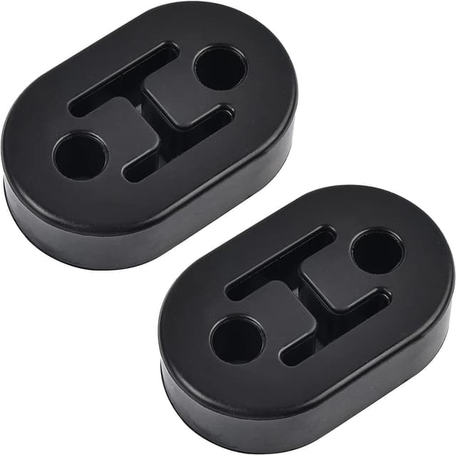 2 Stücke Auspuffgummi,Auto Auspuff Aufhänger,Auspuffhalterung Gummi,Auspuffhalter Gummi,Auspuff Haltegummi,Halterung Schalldämpfer,Universal Auto Gummi Auspuff,Auspuff Für Die Autos Schalldämpfer Kreisförmig 2pcs