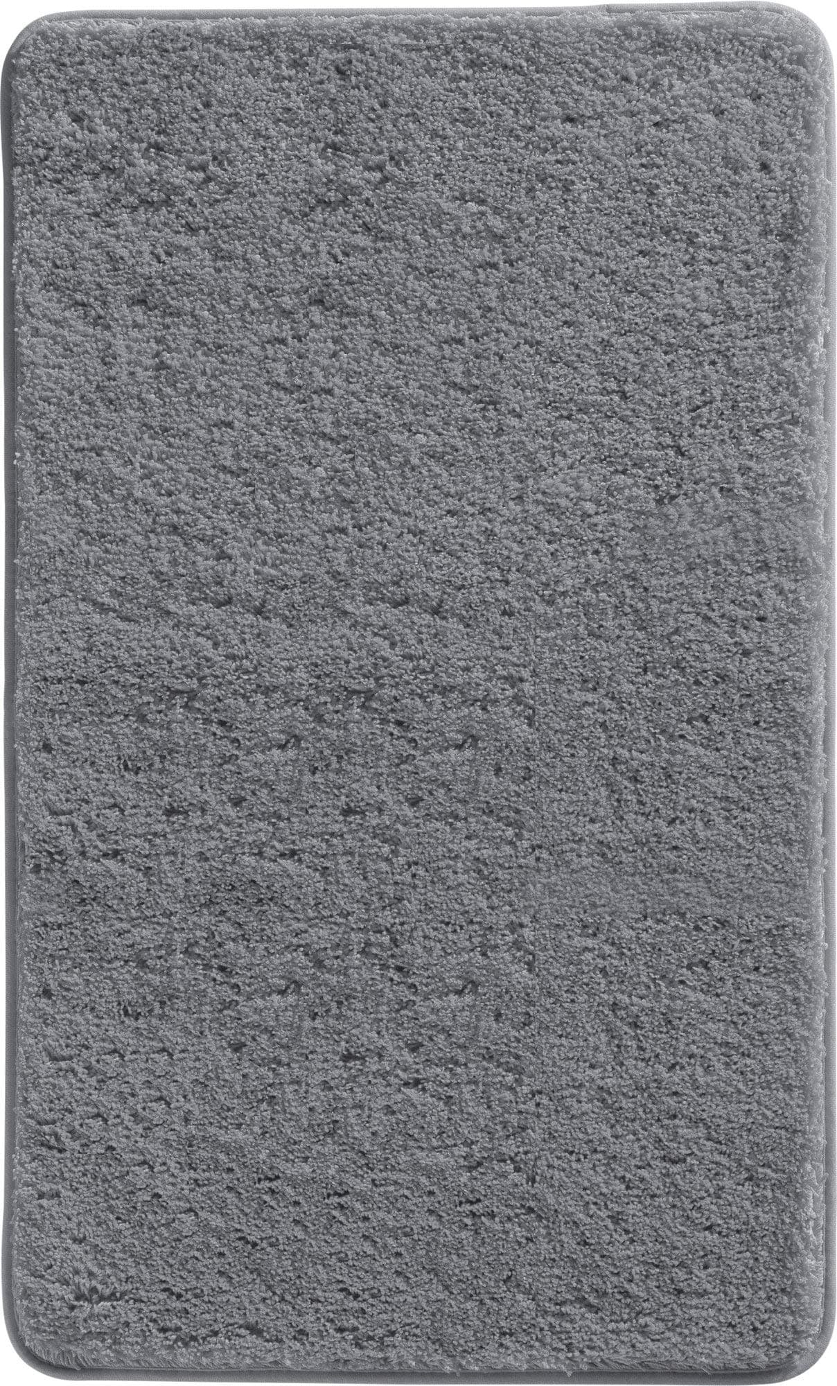 Erwin Müller Badematte, Badteppich, Badvorleger Rhodos Uni rutschhemmend anthrazit Größe 60x100 cm - ultraweich, extrem saugfähig, flusenarm Anthrazit Badematte - 60x100 cm Angebot bei HelloDeals