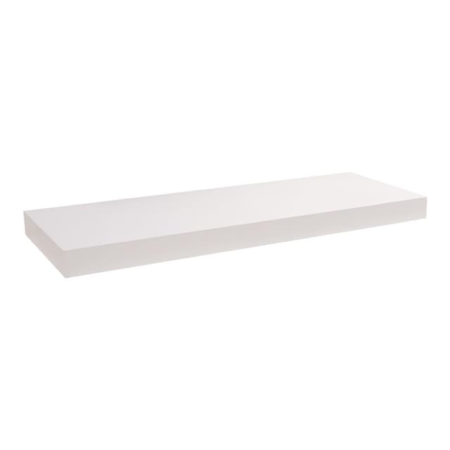 Velano - Bücherregal Wand - Wandregal 79,5x23,5 cm - Regal Wand - Schweberegal - Hängeregal - Regalbrett - Weiß - Küchenregal - Bücherregal Kinder - Deko Wohnzimmer - Gewürzregal Wand Weiß 795x235