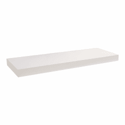 Velano - Bücherregal Wand - Wandregal 79,5x23,5 cm - Regal Wand - Schweberegal - Hängeregal - Regalbrett - Weiß - Küchenregal - Bücherregal Kinder - Deko Wohnzimmer - Gewürzregal Wand Weiß 795x235 Angebot bei HelloDeals