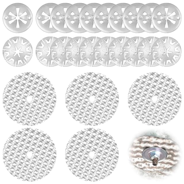25 Stück Hitzeschutzblech Reparatursatz Einbeziehen 20 Stück 30mm Klemmscheiben Hitzeschutzblech 5 Stück 52mm Reparaturbleche Kompatibel mit OE-Nummer 6715468 N90335004