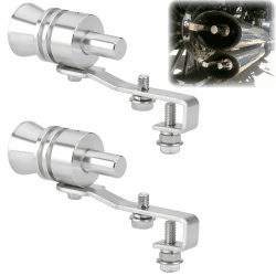 2 Stück Auspuff Sound Booster,Turbo Sound Pfeifen,Auspuff Endrohr,Turbo Sound Simulator Pfeife,Aluminiumlegierung Auto Turbo Sound Auspuff,Autos Endrohr Schalldämpfer Für Alle Fahrzeuge Modelle Angebot bei HelloDeals