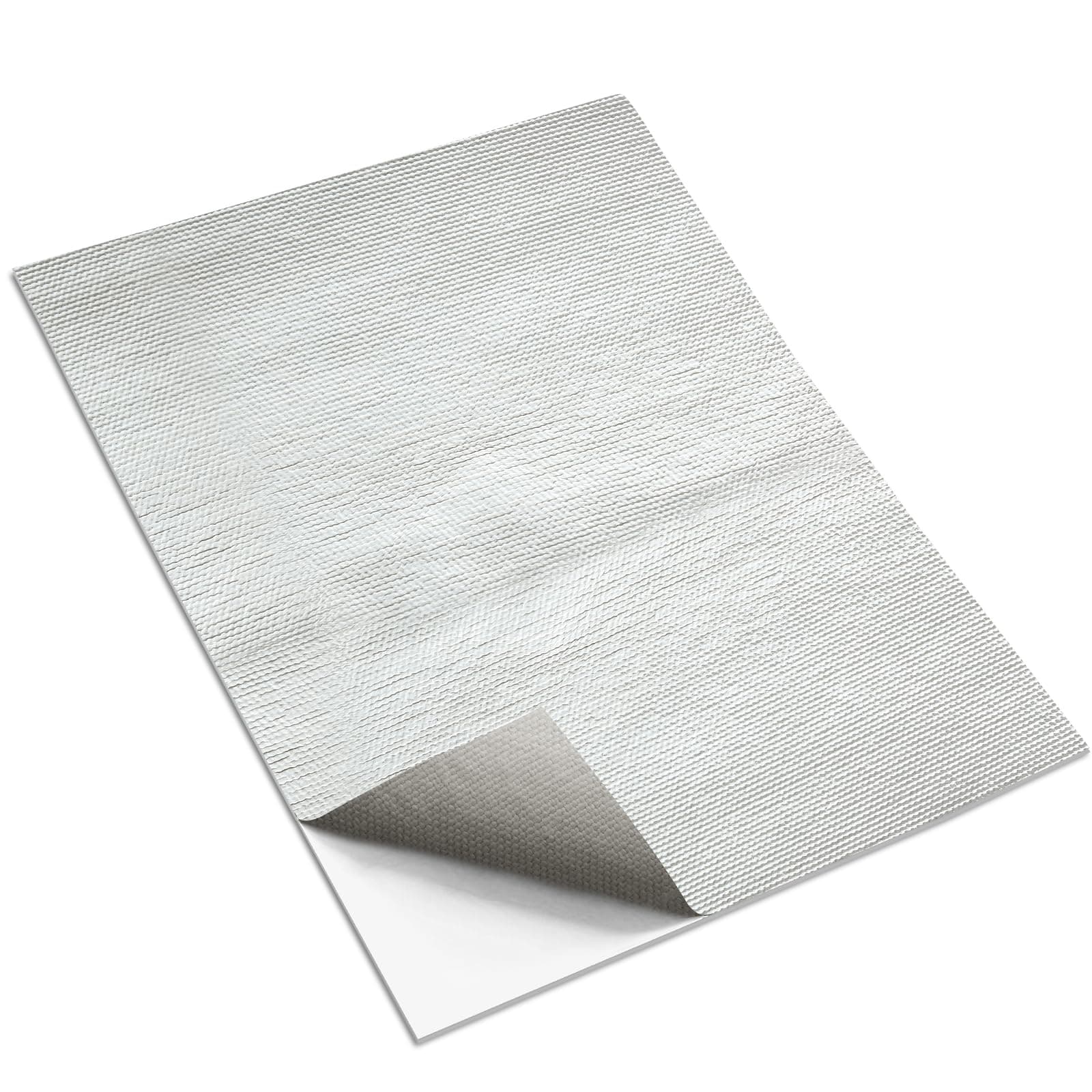 COKACA Ultradicke Alufolie Extra Stark,Isolierfolie Heizung besteht aus einem Stoff mit Hohem Silikatgehalt,Hitzeschutzmatte Selbstklebend geeignet für Selbstklebende Wärmedämmfolie 60*100 cm