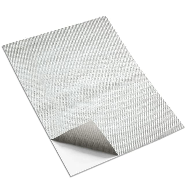 COKACA Ultradicke Alufolie Extra Stark,Isolierfolie Heizung besteht aus einem Stoff mit Hohem Silikatgehalt,Hitzeschutzmatte Selbstklebend geeignet für Selbstklebende Wärmedämmfolie 60*100 cm