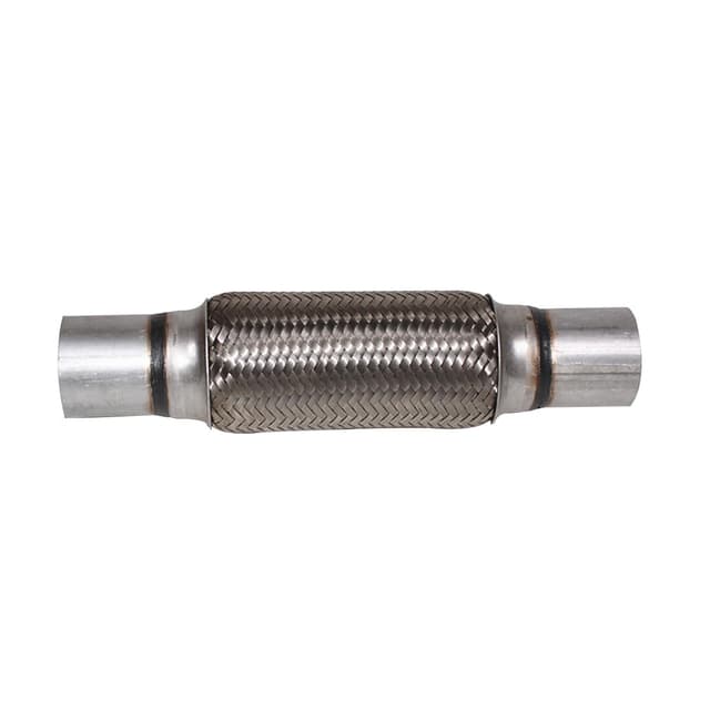 JNNJ Auspuff-Faltenbalg, Auto Geflochtenes Auspuff-Flexrohr, Universal Auspuff Flexi Rohr Faltenbalg Edelstahl Geflecht Flexibles Verbindungsrohr(50x250mm)