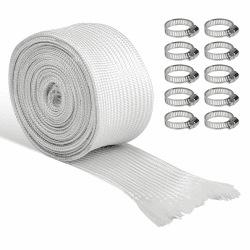 300cm Abgasschlauch Für Stromerzeuger,25mm Hitzebeständiger Standheizung Schlauch,High TEMP Fiberglass Sleeving für Notstromaggregat Abgasrohr Standheizung mit 10 Clips,Isolierung Hitzeschutzschlauch Angebot bei HelloDeals