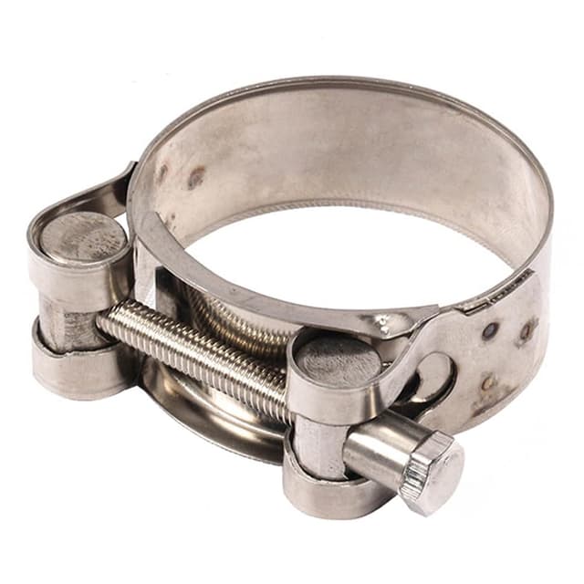 Woetwoat Motorrad Auspuff Schellen, Auspuffrohr klemme Universal Auspuffschelle Rohrverbinder,Edelstahl Auspuffrohrschelle V-Band-Klemme (74-79mm)