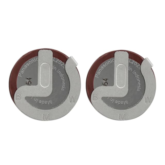 2 Stück Original 90-Grad-Winkel Akku Batterie VL2020 für Autoschlüssel Fernbedienung Kompatibel für BMW E53 E60 E61 E63 E64 E70 E71 E72 E81 E82 E84 E87 E88 E89 E90 E91 E92 E93