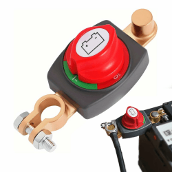 Wasserdichter Batterie-Hauptschalter 12–48 V, 275 A – Trennschalter für Auto, Boot, Wohnmobil Angebot bei HelloDeals