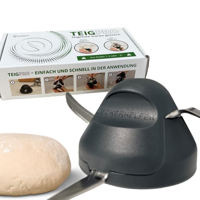 TeigPRO Messerschutz passend für Thermomix TM7, TM6, TM5 – Dreckschutz für Teige – schützt das Messer, reduziert Teigrückstände, erleichtert die Reinigung Anthrazit-grau