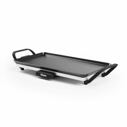 Tristar Tischgrill Slim M – Großzügige Backfläche von 46 x 26 cm – Antihaftbeschichtung – Abnehmbare Cool-Touch Griffe – Einstellbarer Thermostat – Leicht zu reinigen – BP-2667 M - 46x26 Angebot bei HelloDeals