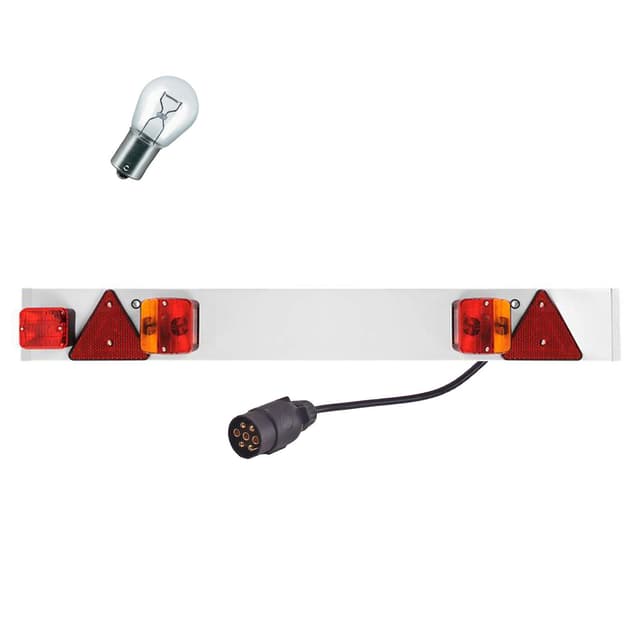 Anhänger Beleuchtungsbalken, Nebelschlussleuchte, 5 m Kabel, 137 cm Länge, 12 Volt