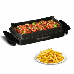 Tefal XA7278 OptiGrill+ XL Backschale, geeignet für alle OptiGrill+ XL Modelle, 2 Liter Fassungsvermögen, antihaftbeschichtete Aludruckguss-Form, Portionen 4 bis 6, Schwarz Angebot bei HelloDeals