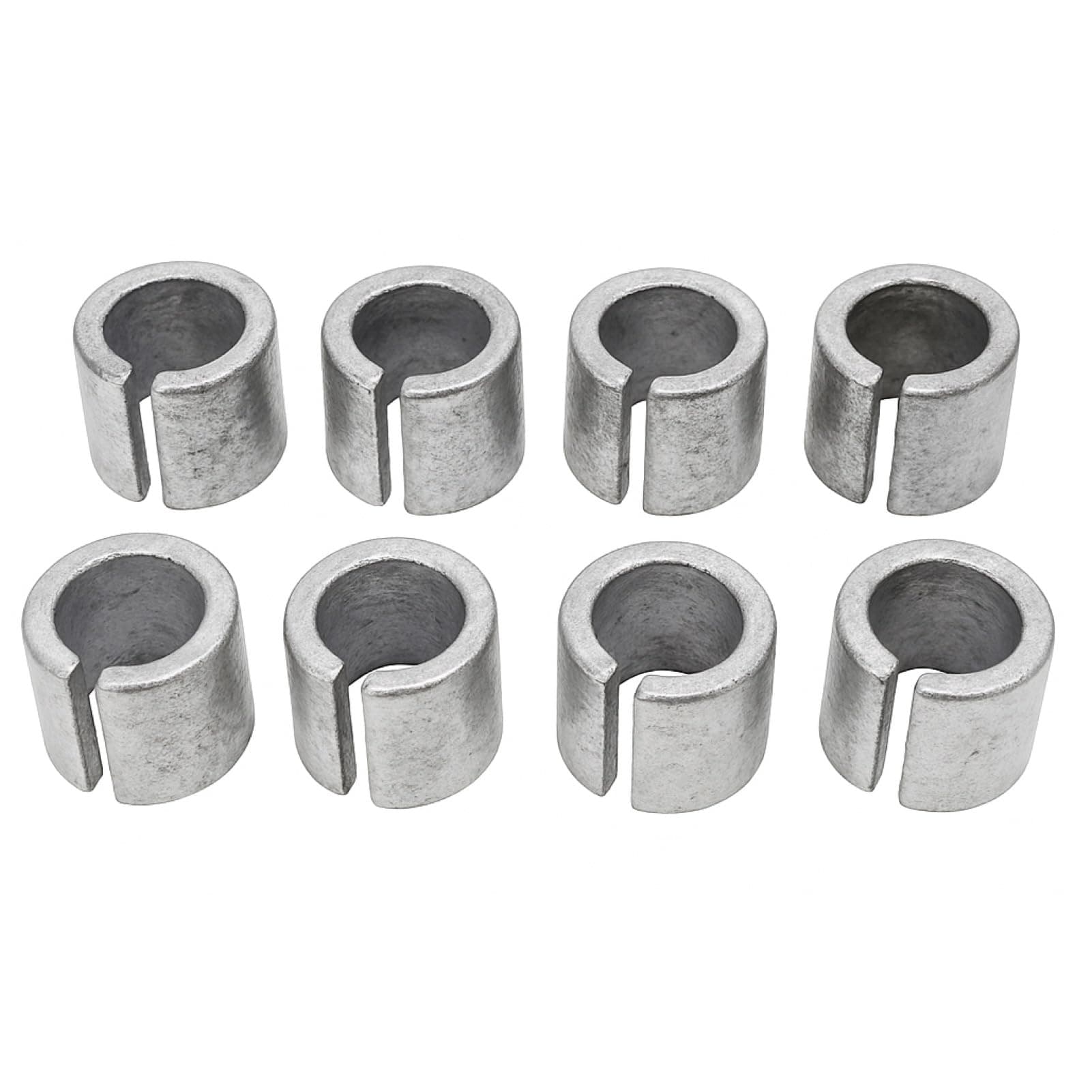 8 Stück Autobatterie-Adapterhülsen, Batteriepoladapter, Batteriepol, Batterie Anschluss Konverter, Anoden Kathoden Adapter für positiven und negativen Batteriepol, Silber, langlebig und rostbeständig