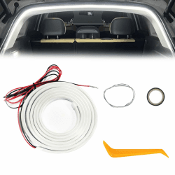 4M Kofferraum Lichtstreifen, Led Auto-Innenraumbeleuchtung, Ambientebeleuchtung Auto, Tail Box Light Strip, Zubehör für Kofferraum-Beleuchtung, Universal Fit, Automatischer Schalter(Weiß) Angebot bei HelloDeals